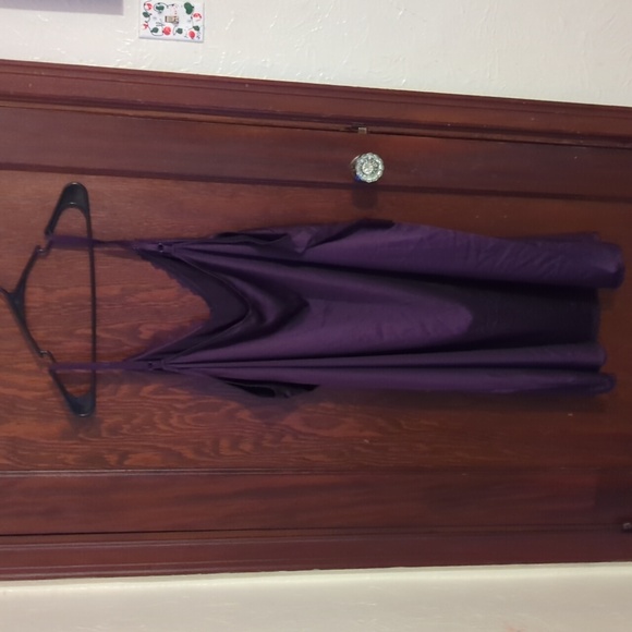 Torrid Plum Purple Silky Slip Lace Nightgown Size 5X - Picture 4 of 9